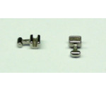 Preview: Häkchen gerade zum Aufklemmen lang offen 4 mm / 10 Stück