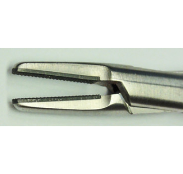 Nadelhalter Kocher gerade mit Hartmetall, 14 cm