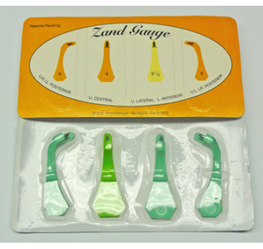 Bracketsetzhilfe "Zand Gauge" Set - 8 Stück mit Graphitmine