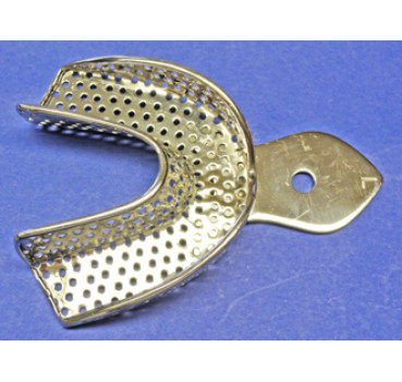 Abdrucklöffel Metall "Solide" perforiert Gr. L UK