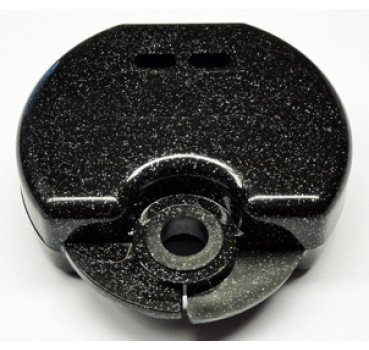 Retainer-Dosen 20mm uni, schwarz-glitter 