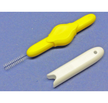 Interdentalbürsten gelb 3,5 mm mit Verschlusskappe / 8 Stück