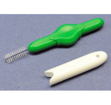 Interdentalbürsten grün 5,0 mm mit Verschlusskappe / 8 Stück