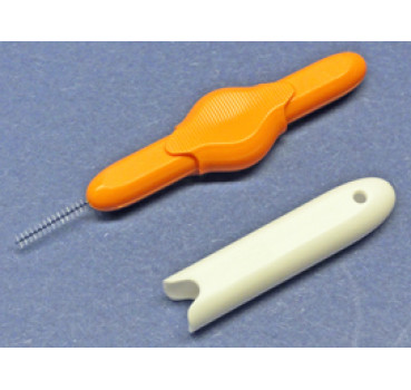 Interdentalbürsten orange 2,0 mm mit Verschlusskappe / 8 Stück