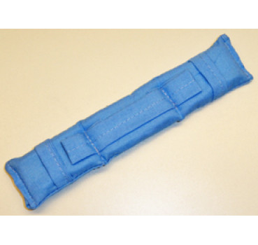 Nackenpolster mit Schlaufen h´blau uni 10 Stück