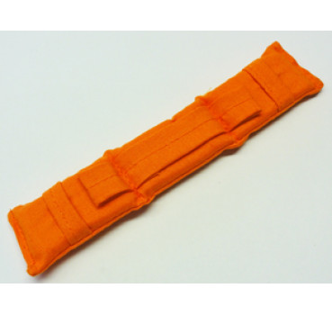 Nackenpolster mit Schlaufen orange uni 10 Stück