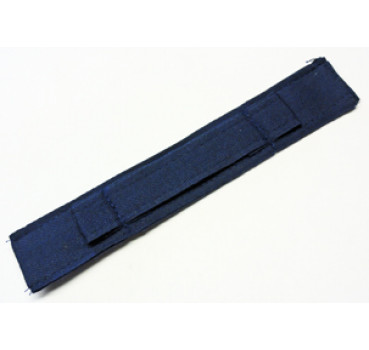 Nackenband ungepolstert blau  mit Schlaufen, 10 Stk.