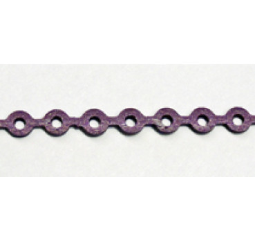 elastische Kette metallic-lila Gr. 2 4,5 m