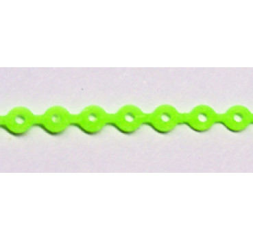 elastische Kette neongrün Gr. 2 4,5 m