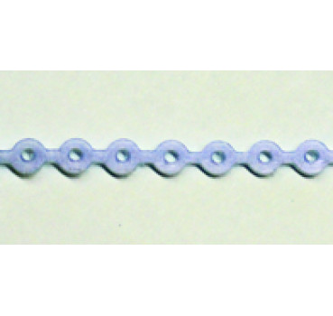 elastische Kette perlblau Gr. 2 4,5 m