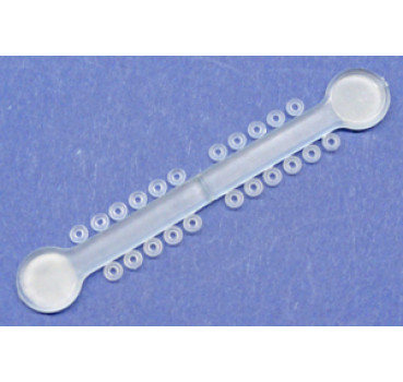 elastische Ligaturen Stick klar 1012 Stück