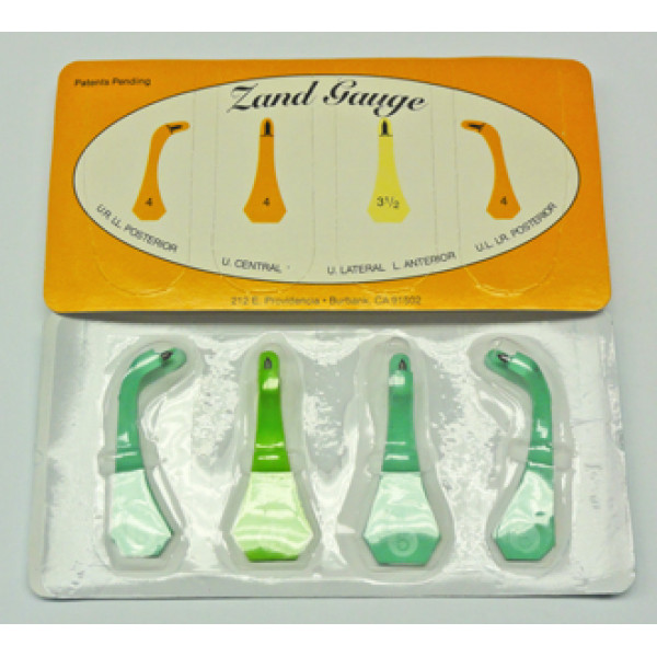Bracketsetzhilfe "Zand Gauge" Set - 8 Stück mit Graphitmine