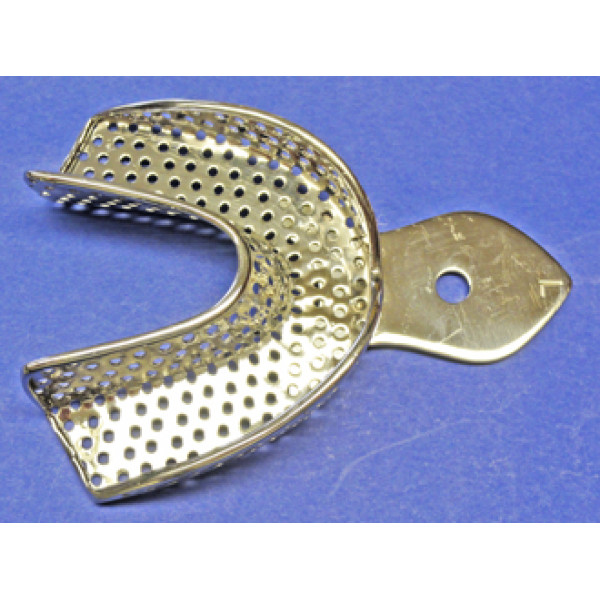 Abdrucklöffel Metall "Solide" perforiert Gr. L UK