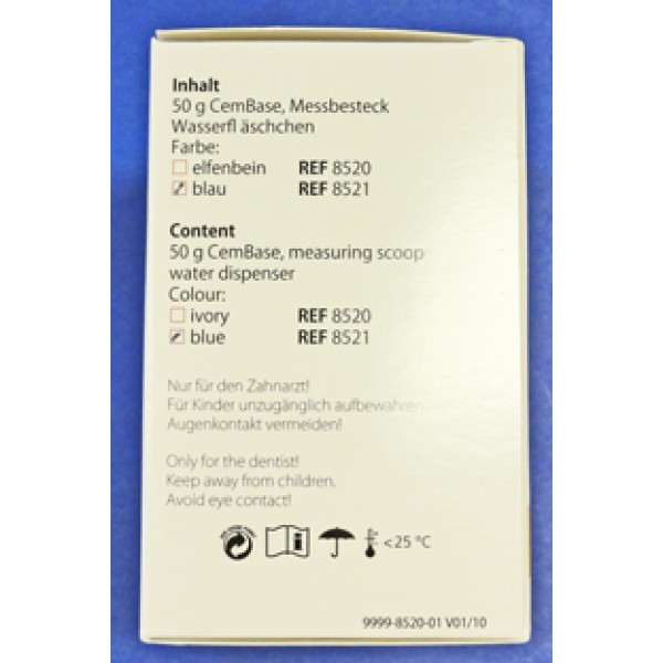 CemBase blau 50 g Glasionomer-Zement