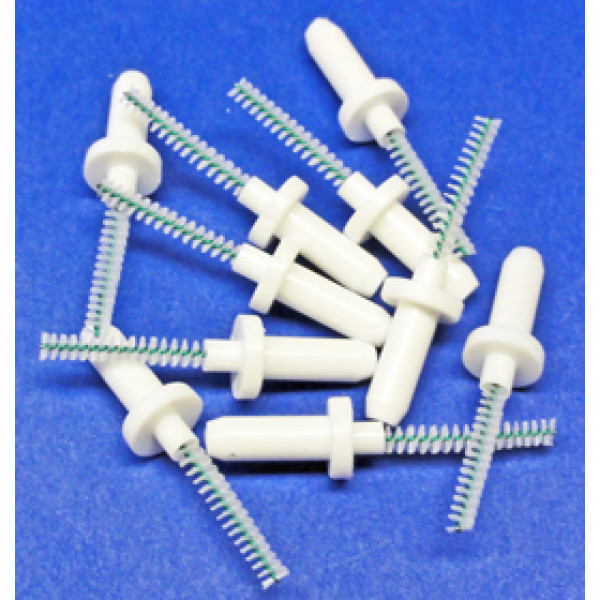 Interdentalbürsten 10 Stück small - weiß, zum Aufstecken