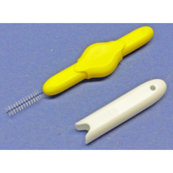 Interdentalbürsten gelb 3,5 mm mit Verschlusskappe / 8 Stück