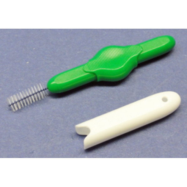 Interdentalbürsten grün 5,0 mm mit Verschlusskappe / 8 Stück