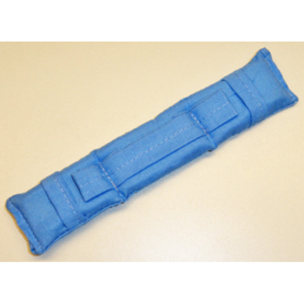 Nackenpolster mit Schlaufen h´blau uni 10 Stück