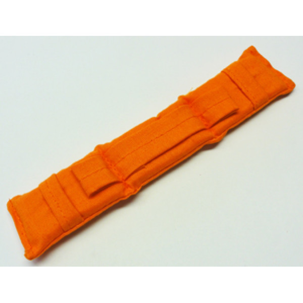 Nackenpolster mit Schlaufen orange uni 10 Stück