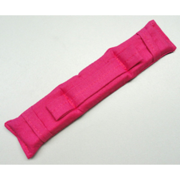 Nackenpolster mit Schlaufen pink uni 10 Stück