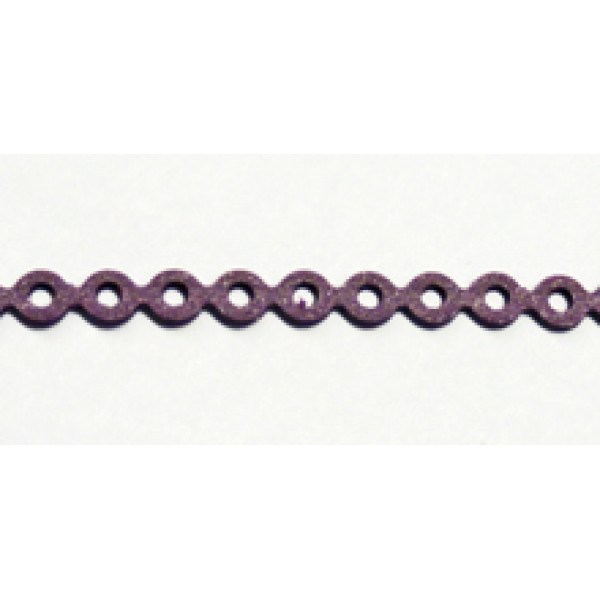 elastische Kette metallic-lila Gr. 1 4,5 m