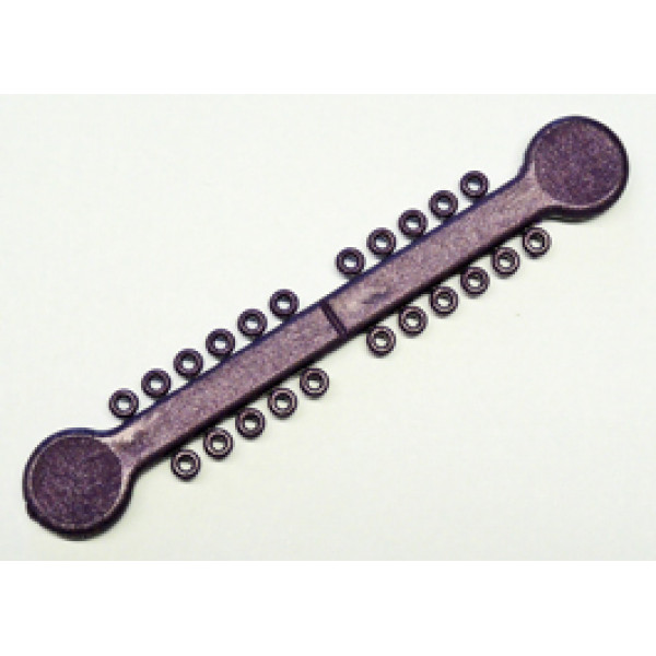 elastische Ligaturen Stick metallic lila 1012 Stück